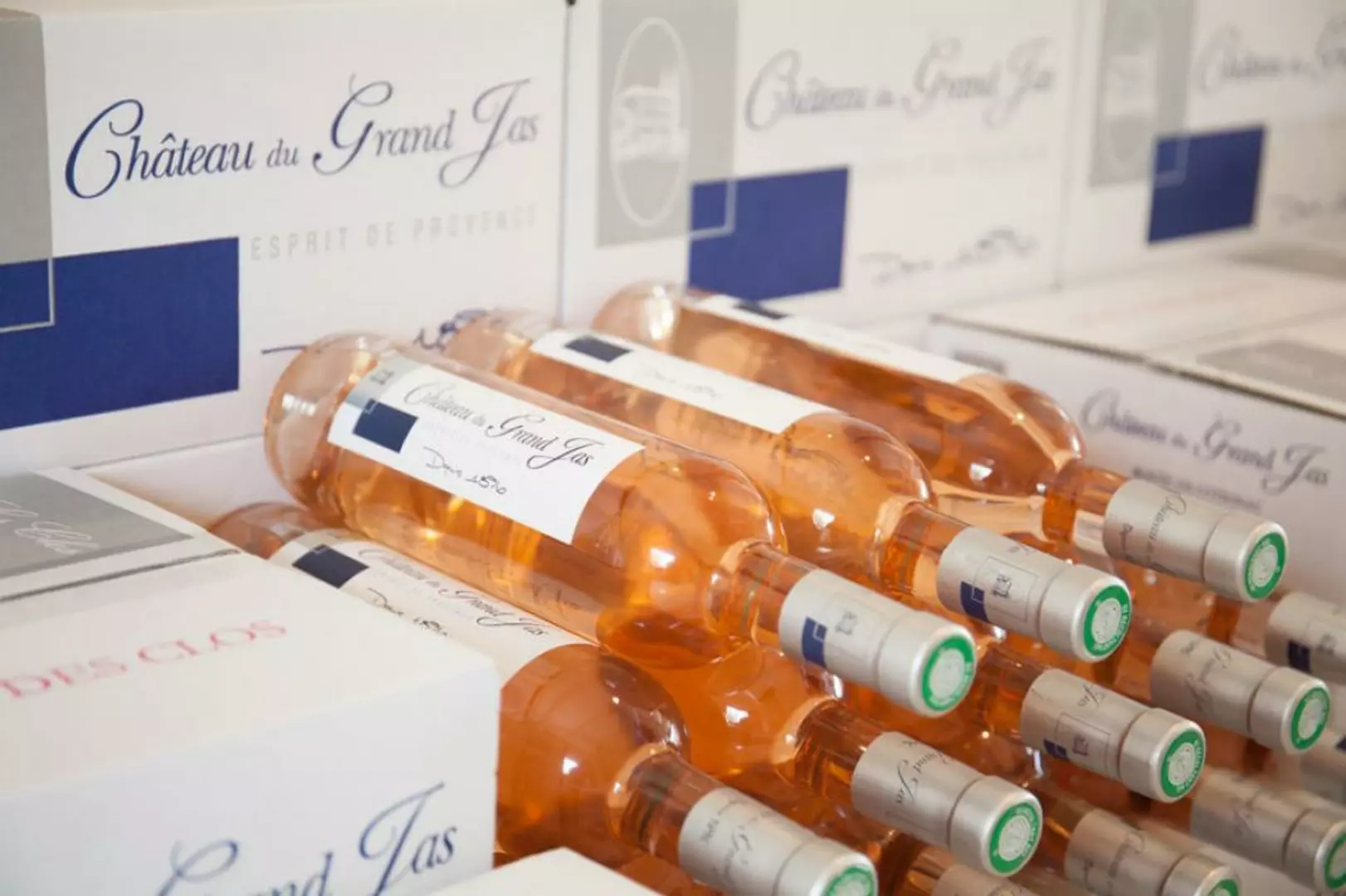 Les bouteilles du Château du Grand Jas